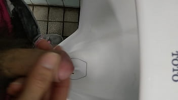 Preview 1 of Captain Stabbin Leea - cumshot in toilet