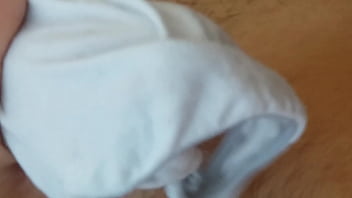 Preview 1 of Virgen Girl First Time Xxxx - Playing with my step sister panties and cum