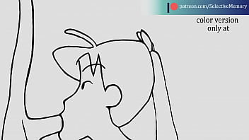 Preview 2 of Lispean Mom - Shin chan hentai animation: Yoshinaga doing a blowjob (smooth and color version only at Patreon)