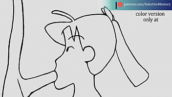 Preview 3 of Lispean Mom - Shin chan hentai animation: Yoshinaga doing a blowjob (smooth and color version only at Patreon)