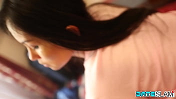 Preview 2 of Security Fuck Thief Full Video - Date Slam - Sexy asian slut gets her asshole pounded - Part 1