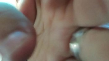 Preview 1 of Lara Croft Allen Porn - Huge natural 42f tits handjob