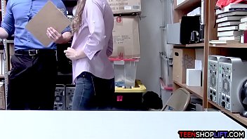 Preview 1 of Xxx Video Vava - Latina teen thief gagged and fucked by a security guard