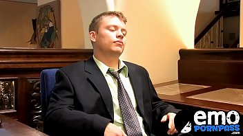 Preview 1 of Hentai D Virgin While Sleep - Delicious twink riding cock to get that new job