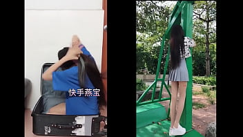 Preview 1 of Wnwxxx - t. Asian Girl Show, 18yo babe sexy cutie Left or Right part2