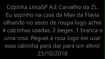 Preview 1 of Little Girl Xxx Chudai Video - Cdzinha LimaSP na casa da Mae da Flavia olhando as calcinhas usadas 23102018