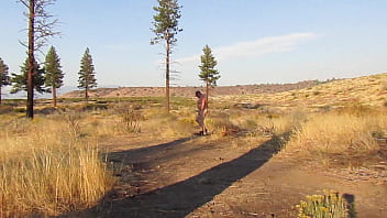 Preview 2 of X X X Desi Lady - Naked throwing a log.