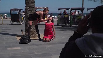 Preview 2 of Sleebingsex - Curvy petite Euro babe on the streets