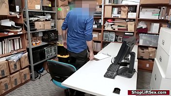 Preview 1 of Siter Sex Video - Asian shoplifter fucked by LP officer