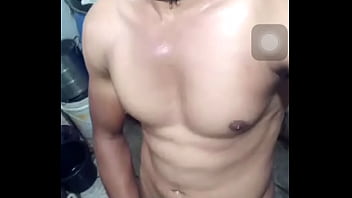 Preview 2 of 16year Girl Condom - Muslim Gay Muzzamil super hard cock in shower