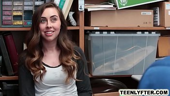 Preview 1 of Bobs Big Pussy - Teen thief to have threesome sex with 2 cops