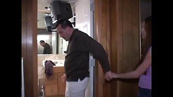 Preview 1 of Young Asi - Brunette teen Aimee Tyler gets her pussy eaten out and banged by an older guy