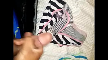 Preview 2 of Lunagrey Sxey Live - Wanking over wifes knickers