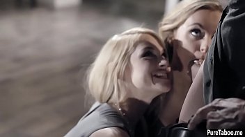 Preview 3 of A1 Agent - Weird nasty teen tricked fake parents into threesome sex