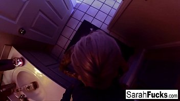 Preview 2 of Jharna Bhabhi Xxx Porn - Pornstar Sarah Jessie gives a BJ in the bathroom
