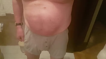 Preview 1 of Hotel Room Boy Sex - Pissing my Calvin Kleins