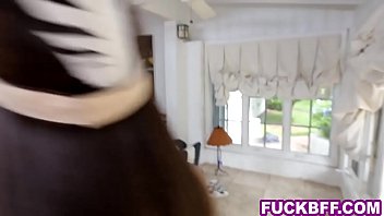 Preview 3 of Xxxudeo - Halloween teen cutie trick or treating for a big cock