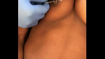 Preview 1 of Horse With Girls Xxx Videos - Hot Africa Girl Working on her nipple