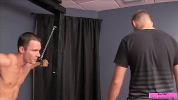 Preview 2 of Hot Sex Big Bobs Lesbian - ball-busting a bound boy
