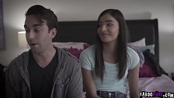 Preview 1 of Son Blood Mom - Lovely teen Emily Willis fucked on a couch