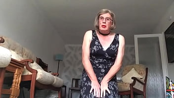 Preview 3 of Woodman Yulia Fat Tits - Johanna Clayton  - Black Dress
