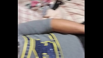 Preview 2 of Melayu Budok Trg Sex - Crossdressing in neighbors bedroom.  Bras panties dildos