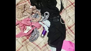 Preview 4 of Seks Arabic - Going through panties clothes hampers clean and dirty panties