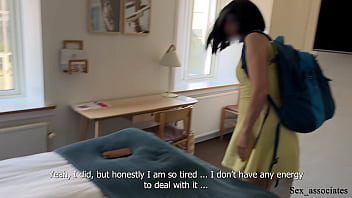 Preview 1 of Jway Chaipa - Sharing a hotel bed with a stepson ended up with an unexpected ass fuck.