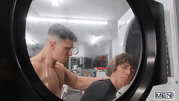 Preview 3 of Radwap Hd Xxx - MEN - After Malik Delgaty Pounds Cristiano On The Folding Table,  He Puts Him On All Four To Give Him The Spin Cycle