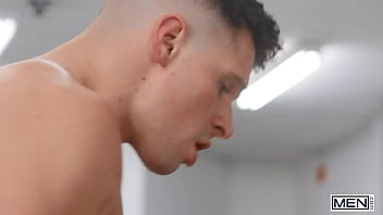 Preview 4 of Radwap Hd Xxx - MEN - After Malik Delgaty Pounds Cristiano On The Folding Table,  He Puts Him On All Four To Give Him The Spin Cycle