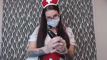 Preview 4 of Prown Vidio Sex - Preview Clip Hot Tattooed BBW Nurse Gives Good Femdom Anal