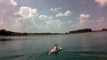 Preview 1 of Marie Cody - Antonia Sainz swims naked