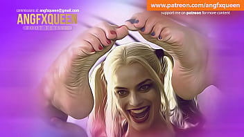 Preview 2 of Densers Sex - Harley Quinn feet footjob