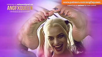 Preview 3 of Densers Sex - Harley Quinn feet footjob
