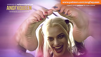 Preview 1 of Densers Sex - Harley Quinn feet footjob