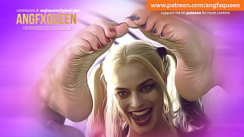 Preview 4 of Densers Sex - Harley Quinn feet footjob
