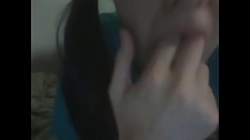 Preview 3 of School Grls Sex Video - Chupando mis dedos uwu