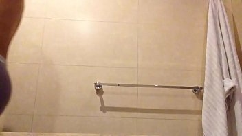 Preview 1 of Bbw April - Hot guy mastuebating in bathroom
