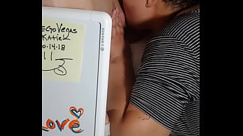 Preview 1 of Bigs Mom - AngelAss aka Pregnant Katie in Las Vegas Has Slave Eat Her