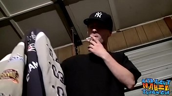 Preview 1 of Ngentot Perawan Indonisia - Young smoker Paradox tugs sweet cock before cumshot