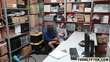 Preview 3 of English Movies Xxx Full - Cute blonde teen shoplifter tied &amp_ fucked