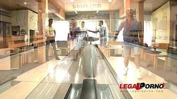 Preview 1 of 15 Yars Movie Saxse - Angie Moon horny girlfriend goes bowling 6on1 DP SZ1794