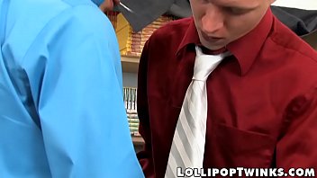 Preview 2 of Setrila Kat - Two naughty twinks have hardcore butt session in the office