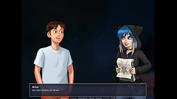 Preview 3 of Norse Xnxx - Summertime Saga ep 16 - Jenny e Eu olhamos Debbie se Tocar me imaginando