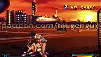 Preview 4 of Mum Son Jungle Sex - Kim Vs Mai Shiranui Fast Fuck