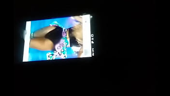 Preview 3 of Mom Front Son Gagnbang - Cum Tribute to Ariana Grande