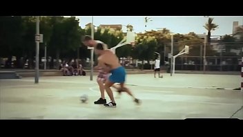 Preview 1 of Hunk Solo - Threesome fuck with teens after a quick football game