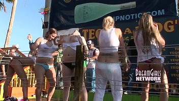 Preview 4 of Desi Teen Hard - Afternoon Wet T Shirt Contest