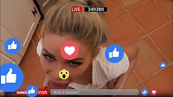 Preview 3 of Sany Levn Xxx - BrokenBabes - Getting r. From Her Cheating Boyfriend By Blowing Her Stepbrother on FB LIVE