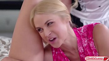 Preview 1 of Ella Kross Suck Cock - Stepmom licks her stepdaughter and maid